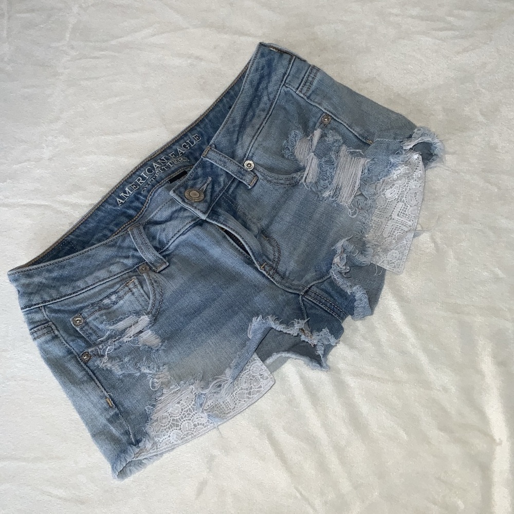 White washed shorts